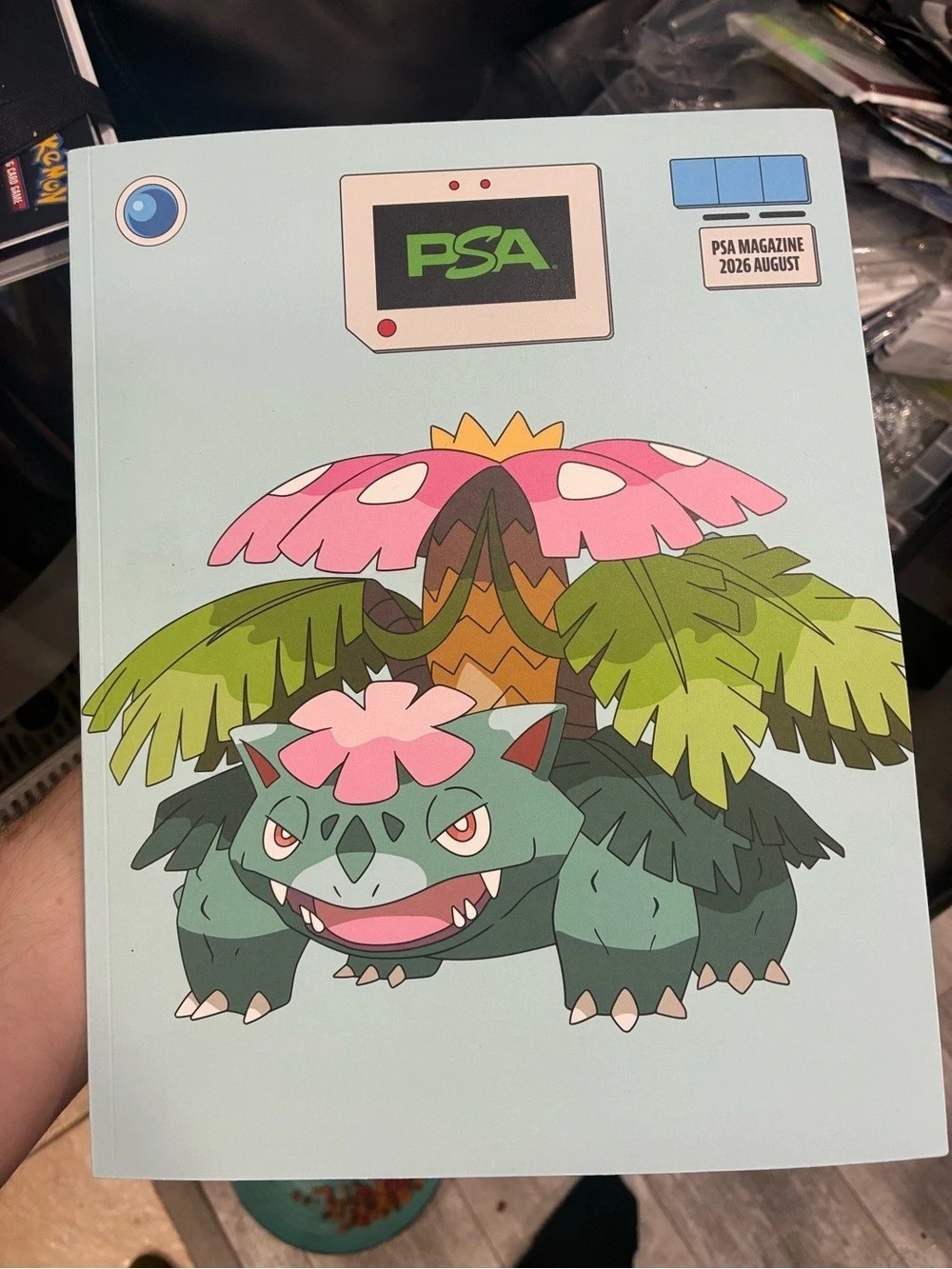 PSA Magazine August 2026 Venusaur Cover